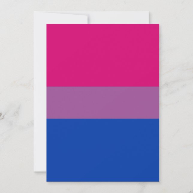 Carte Bisexual pride (Devant)