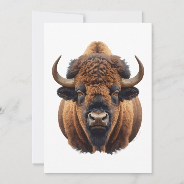 Carte Bison / Buffle (Devant)