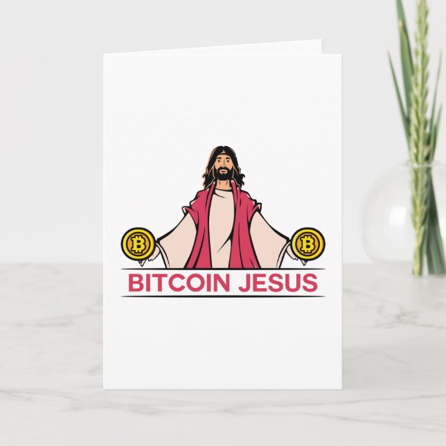 Carte Bitcoin Jésus (Devant)