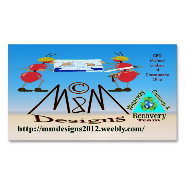 Carte BIZ M & M Design 2 (devant)