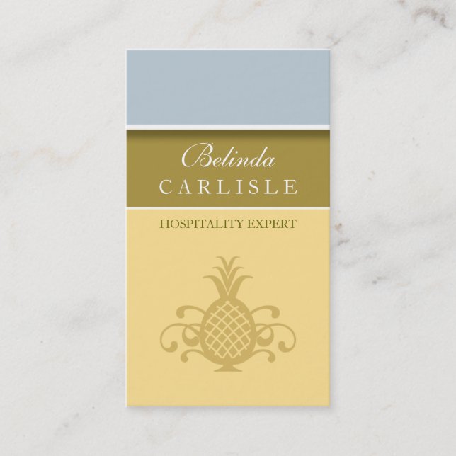 Carte Biz Perky Pineappy (Devant)