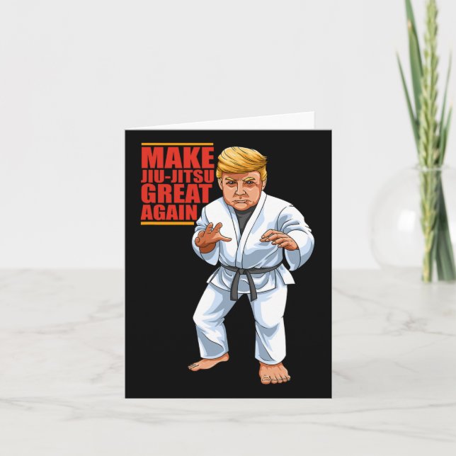 Carte Bjj - Fonds Brésilien Jiu Jitsu Et Cadeaux Grapplé (Devant)