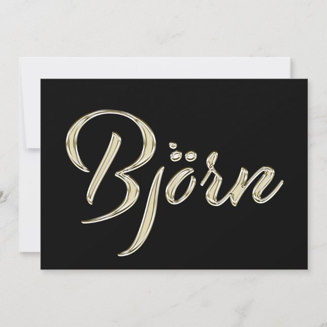 Carte Björn White Gold (Devant)