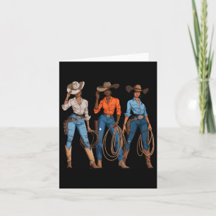 Carte Black African American Cowgirl Western Country Rod