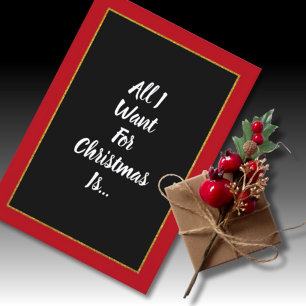 Carte Black Christmas