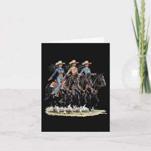 Carte Black Cowgirl Western Melanin Rodeo Historique afr