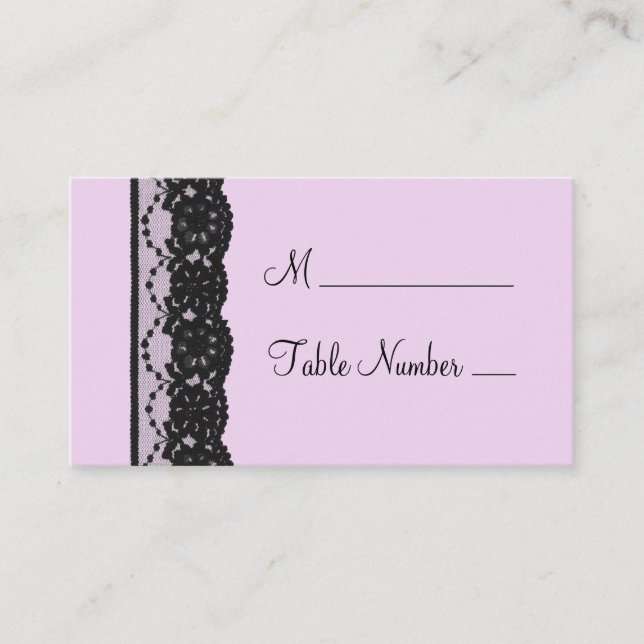 Carte Black French Lace Place (Devant)