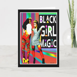 Carte Black Girl Magic — Toujours une Reine