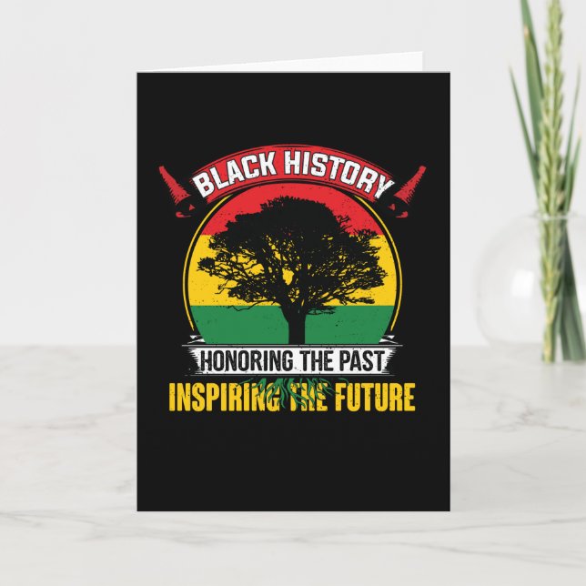Carte Black History Inspiring The Future (Devant)