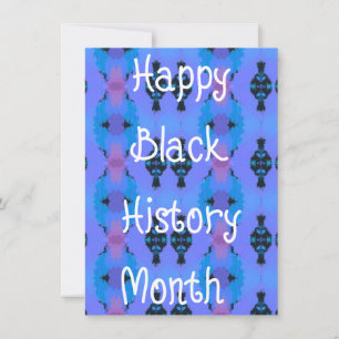 Carte Black History Mois