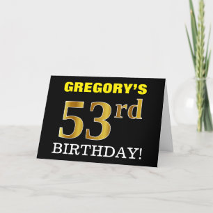 Carte Black, Imitation Gold "53e anniversaire"