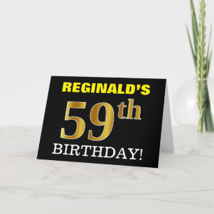 Carte Black, Imitation Gold "59e anniversaire"