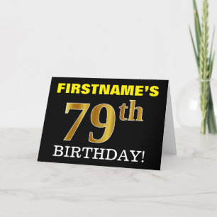 Carte Black, Imitation Gold "79e anniversaire"