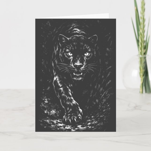 Carte Black Panther — par BurnsInHell (Devant)