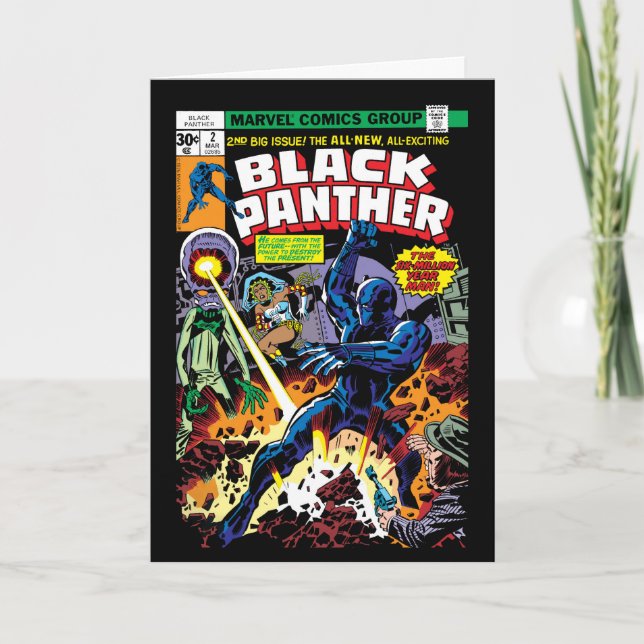 Carte Black Panther Vol 1 Numéro 2 Couverture comique (Devant)
