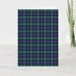 Carte Black Watch Scottish Tartan