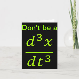 Carte Blague de physique de calcul 