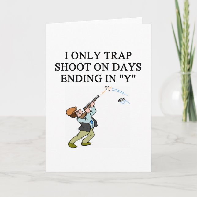 Carte Blague photo TRAP (Devant)