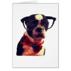Carte Blair Hipster Boston Terrier
