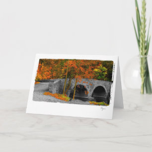 Carte blanc de jour d'automne toute la photographie