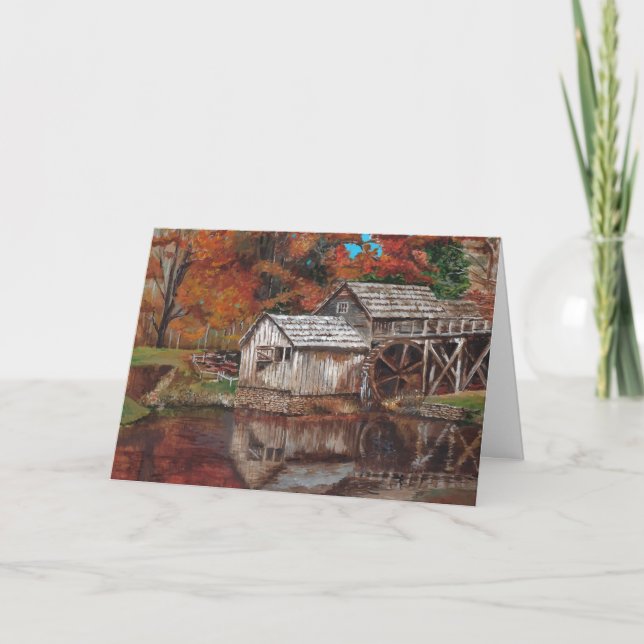 Carte Blanc de moulin de Mabry (Devant)