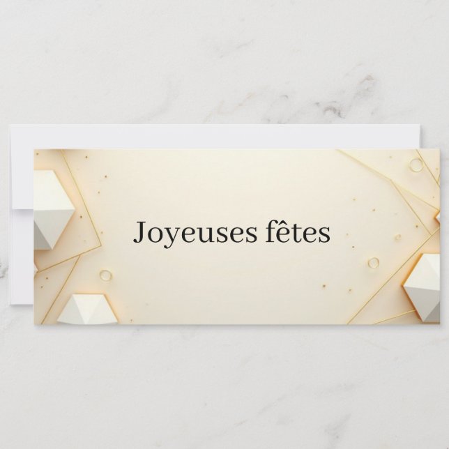 Carte blanc moderne (Devant)