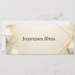 Carte blanc moderne