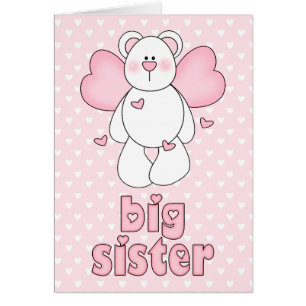 Carte blanche Angel Bear Big Sister