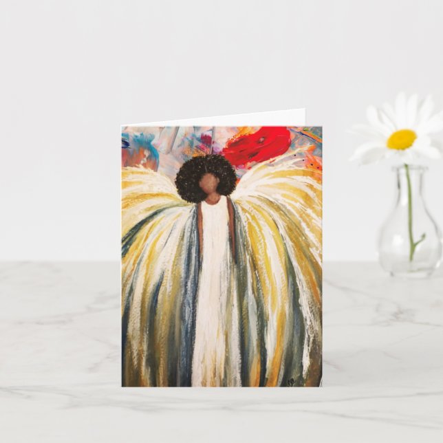 Carte blanche Angel du gardien (Petite plante)