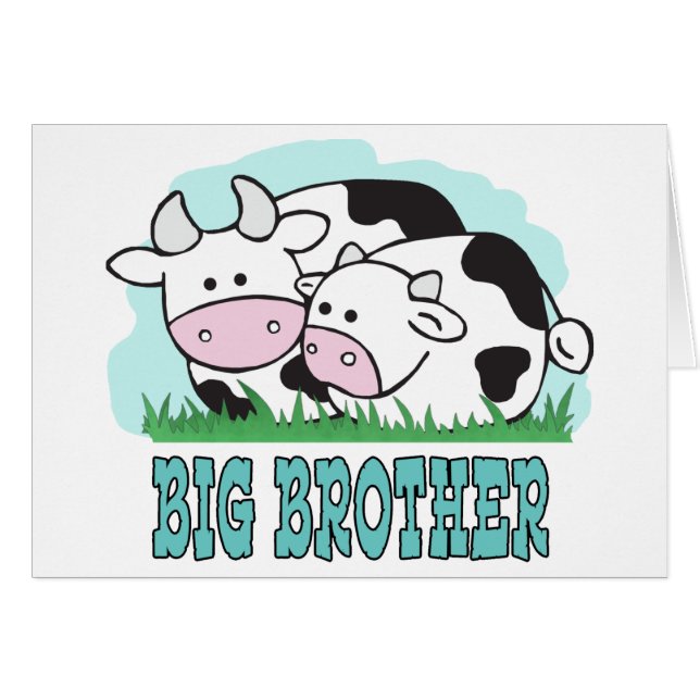 Carte blanche Big Brother pour les vaches mignonne (Devant Horizontal)