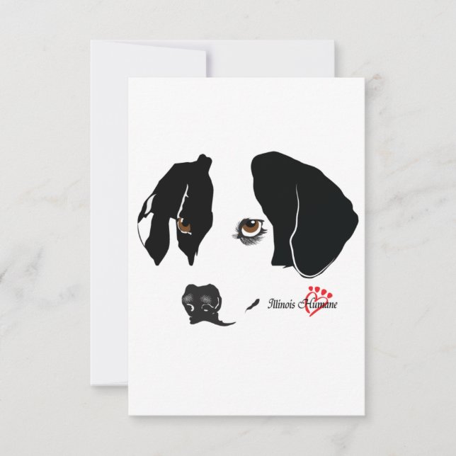 Carte blanche Brown des yeux (Devant)