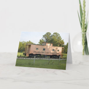 Carte blanche Caboose retraitée