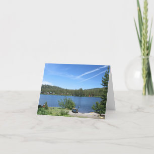 Carte blanche, Canots sur le lac Mountain