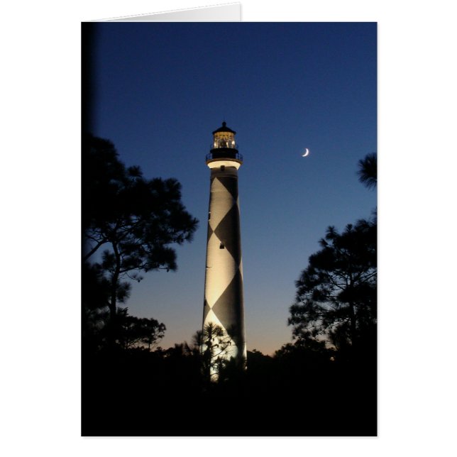 Carte blanche Cape Lookout Lighthouse (Devant)