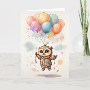 Carte blanche couleur chou d'aquarelle mignonne