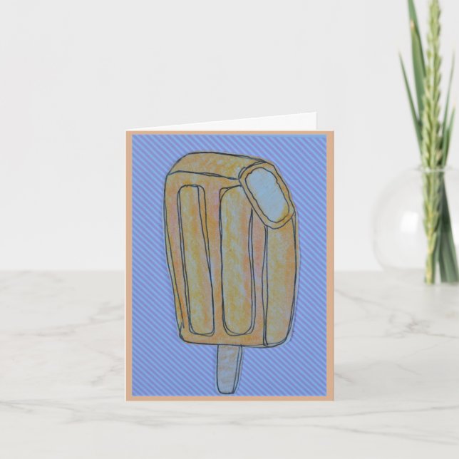 Carte blanche Creamsicle (Devant)