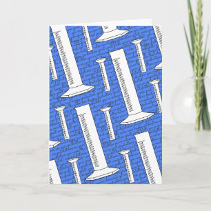 Carte blanche de graduation de Cylinder Happy Grad