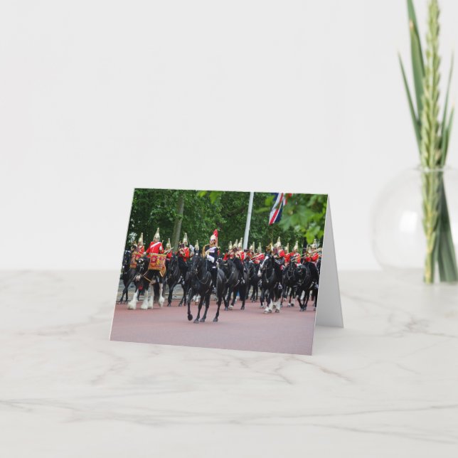 Carte blanche de la bande de cavalerie du ménage (Devant)