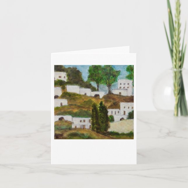 Carte blanche de la ville israélienne (Devant)
