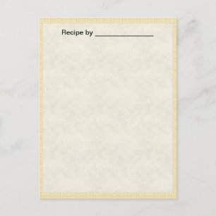Carte blanche de recette texturée légère n° 2