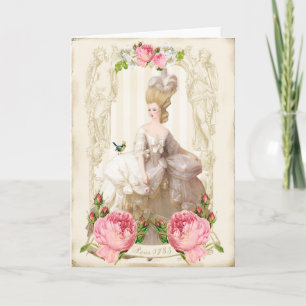 Carte blanche de roses de dress&Pink de Marie