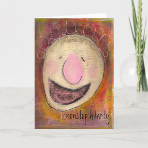 carte blanche d'hilarité sans arrêt