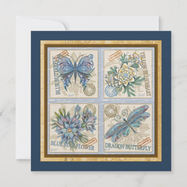 Carte blanche du bureau de G Creation (Devant)