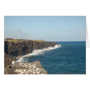 Carte blanche du parc national des volcans d'Hawai