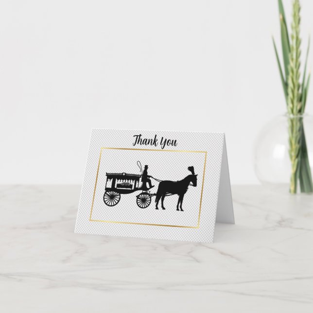 Carte blanche en silhouette pour le cheval et le c (Devant)