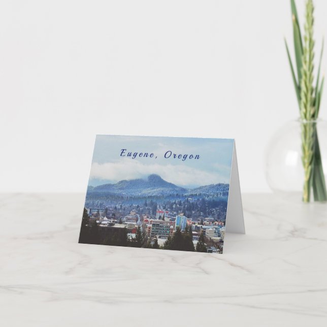 Carte blanche "Eugene, Oregon" (Devant)