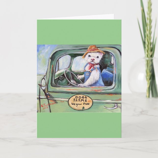 Carte blanche Ferret Farmer Dook Farm (Devant)