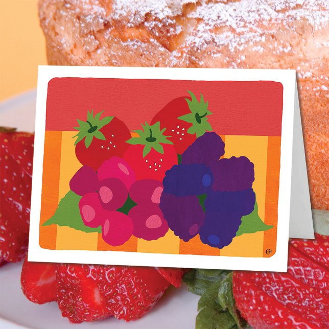 Carte blanche Fruit Berry Fruit (Créateur téléchargé)