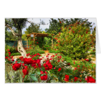 Carte blanche Gazebo dans le jardin portugais