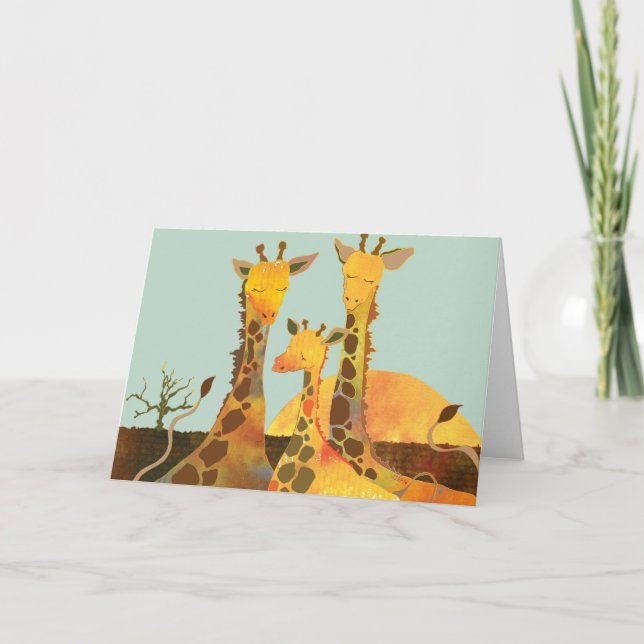 Carte blanche Giraffes (Devant)